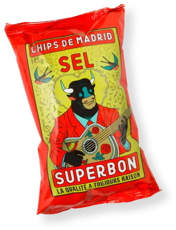 Chips de Madrid SUPERBON - Sel (145 gr)