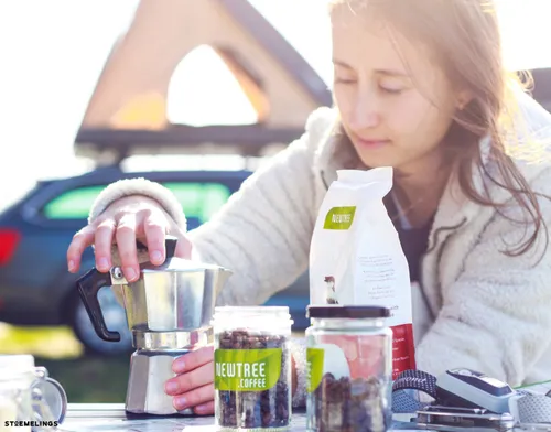 ☕ Kit moulin à café / cafetière Bialetti / café belge Newtree