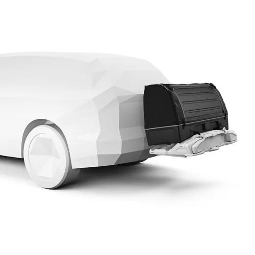 Coffre Thule BackSpace (300L) + support porte-vélos VéloSpace XT