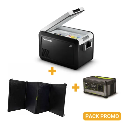 Frigo Dometic CFX3 35 litres + Batterie Goal Zero Yeti 500x + Panneaux Nomad 200 watts