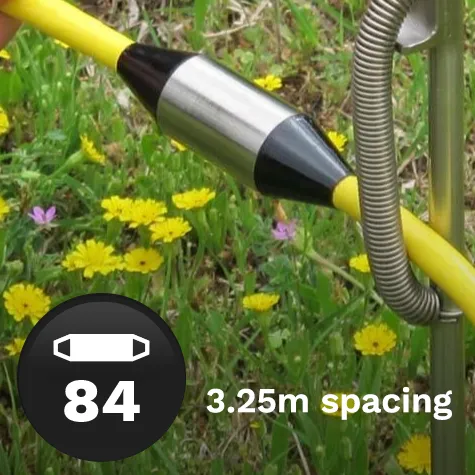 Passive Electrode Cable - 84 Electrodes, 3.25m spacing