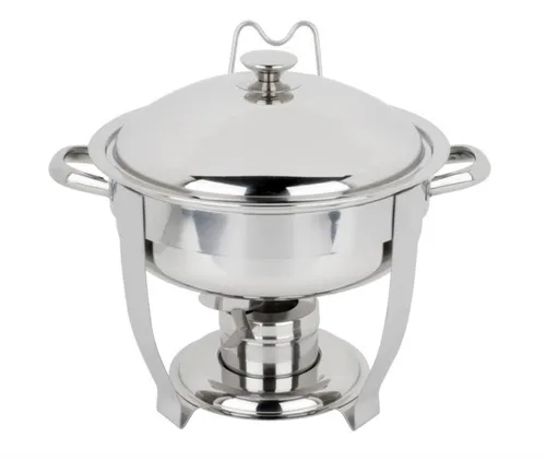 Chafers 4 Quart Round Serving Dish - Standard