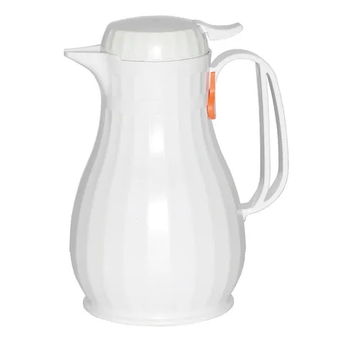 WHITE THERMAL COFFEE CARAFE/SERVER 64OZ