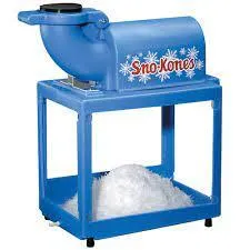 SNO CONE MACHINE BLUE