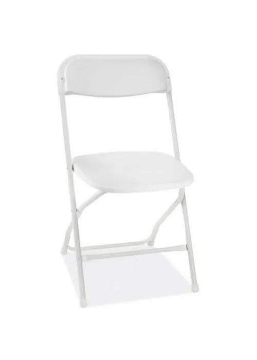 CHAIR FOLDING PLASTIC WHITE CELEBRATION