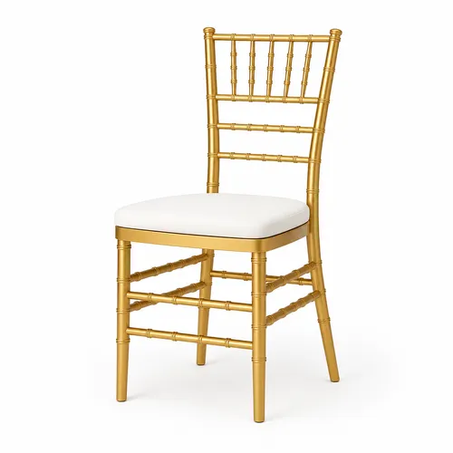 Gold Chiavari Padded Chair 