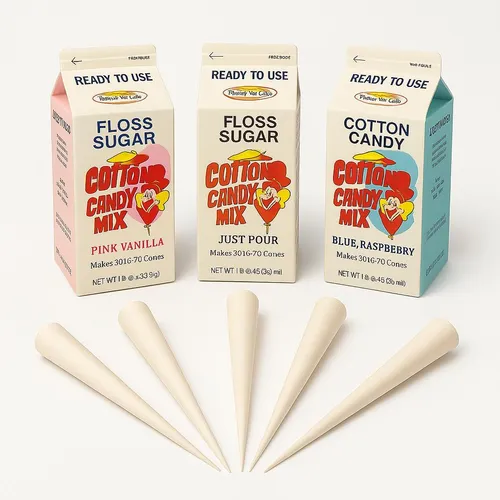 Extra Cotton Candy Machine Supplies (50 servings) 