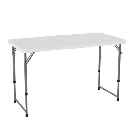 Lifetime 4ft Adjustable Height and Foldable Steel Table