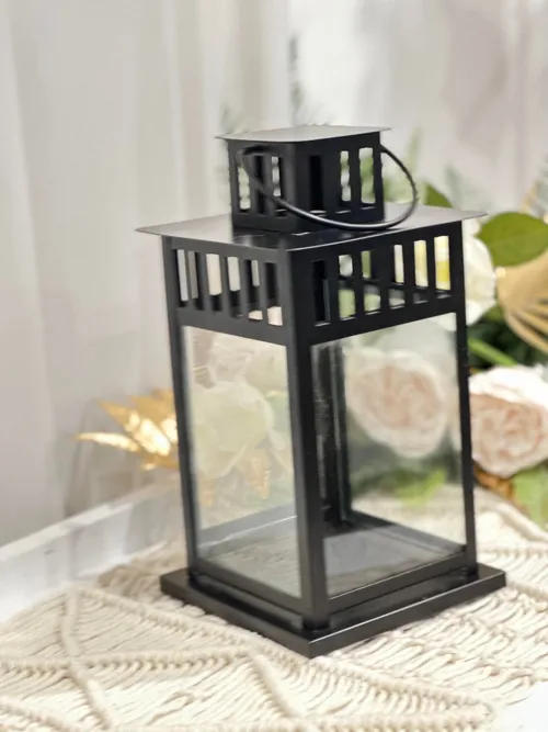 28cm Black Metel Lantern