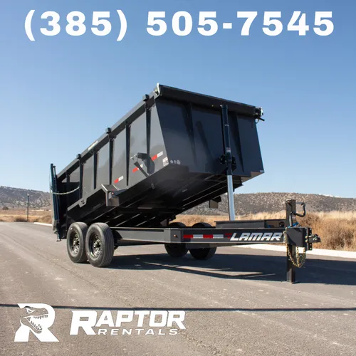 7x14 Lamar 14K Dump 4ft Sides