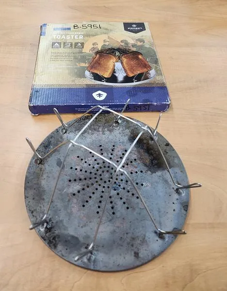 Folding Camp Stove Toaster