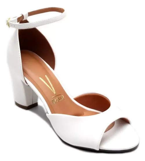 Sandalia Vizzano Blanca con Talón 