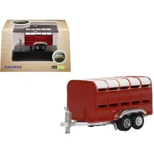 Red Livestock Trailer