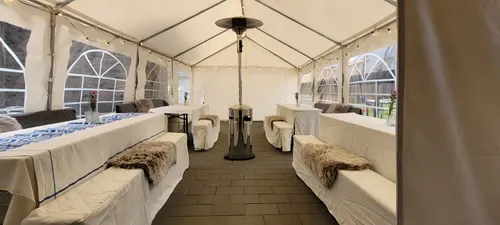 Partyzelt 8 x 4 m Bierzelt Pavillon Festzelt Gartenzelt