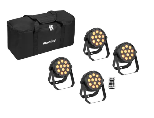 4 x Party LED Lichteffekt Scheinwerfer Spots