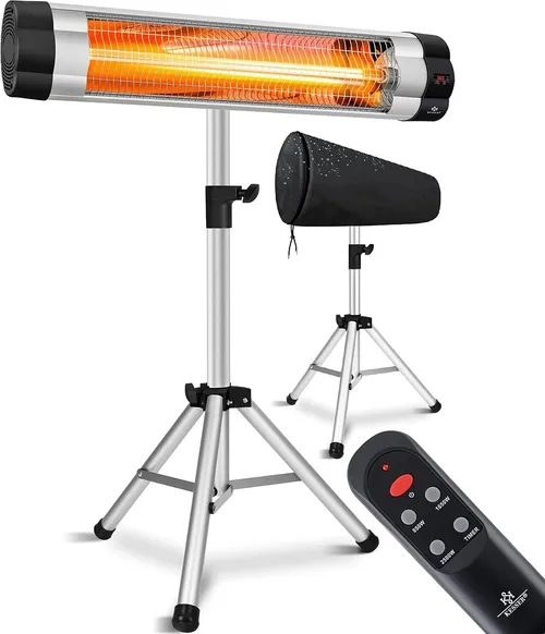 Heizstrahler mieten | Terrassenstrahler 2500W mit Fernbedienung