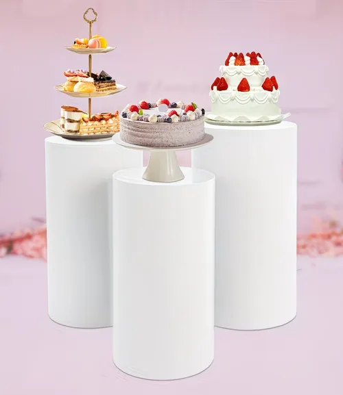 Three Round Cake Stands