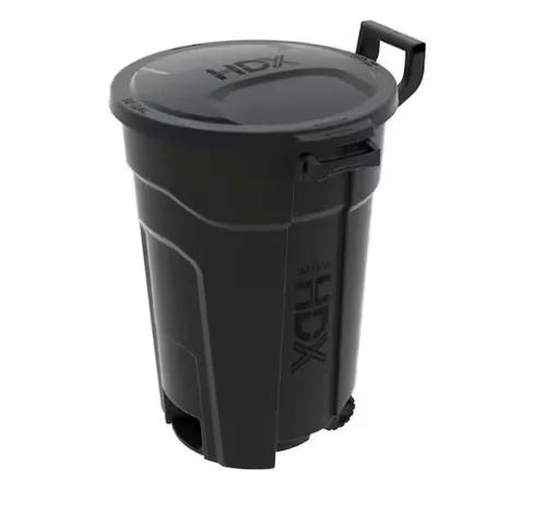 32 Gallon Heavy Duty Trash Can with Wheels / Trash Liners Included