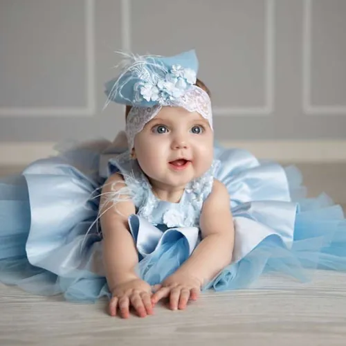 Baby Blue Royal Dress