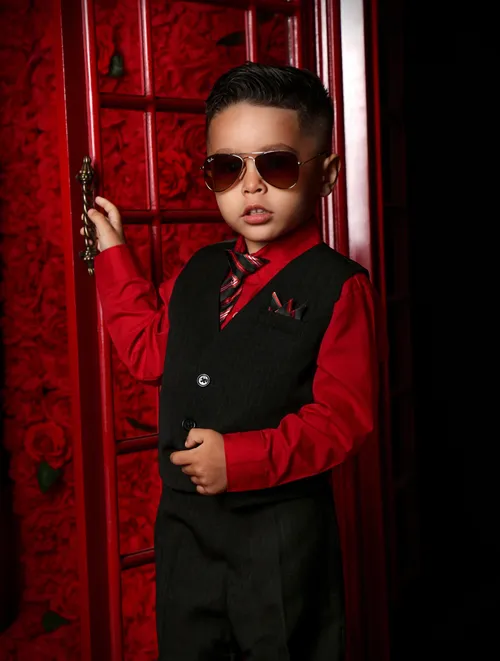 Red tuxedo 