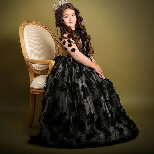 Royal Black Dress