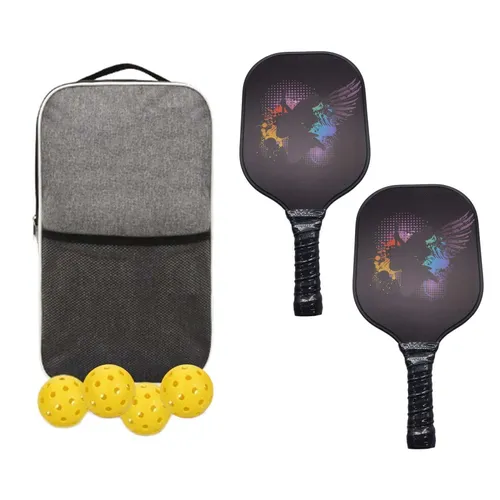 4x Pickleball Paddle & Balls