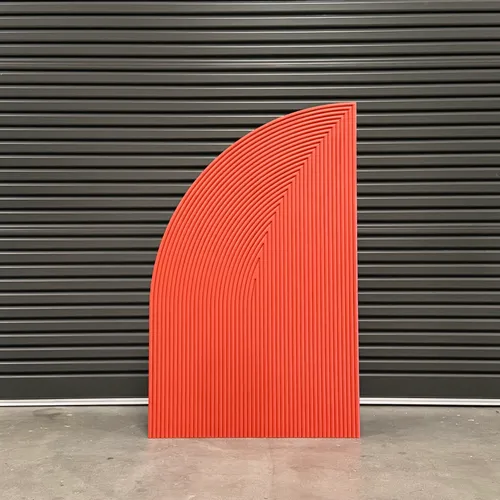 Red Ripple Sail Backdrop