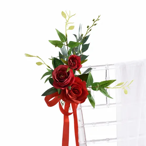 Ruby Red Chair Floral