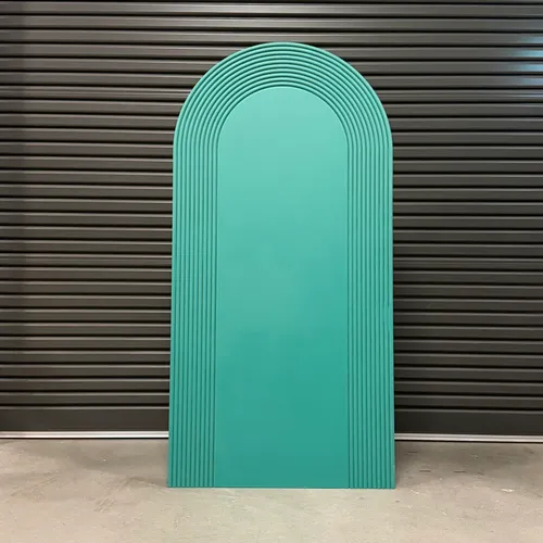 Teal Ripple Backdrop (With Flat Center)