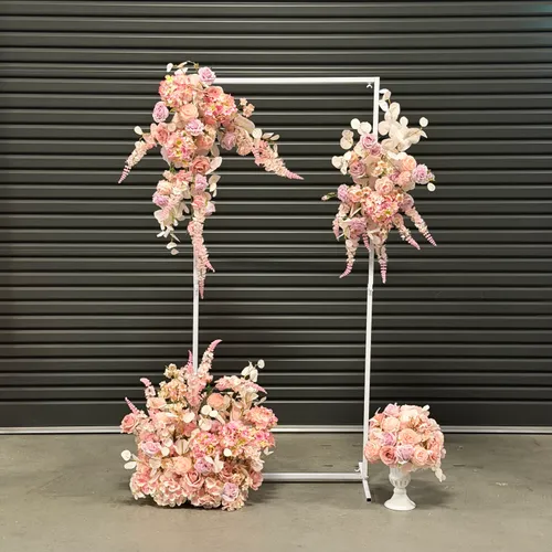 Pink floral styling set