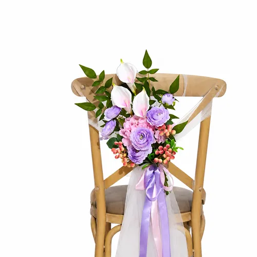 Lavender Bloom Chair Floral
