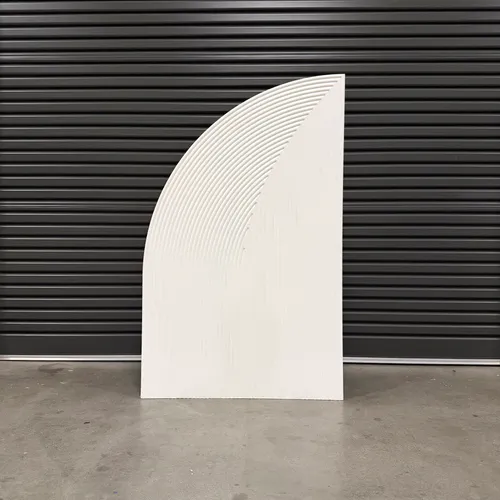 White Ripple Sail Backdrop