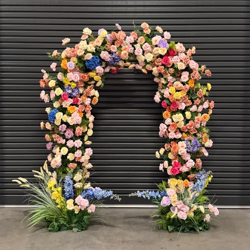 Monet U-Shape Flower Arch Backdrop