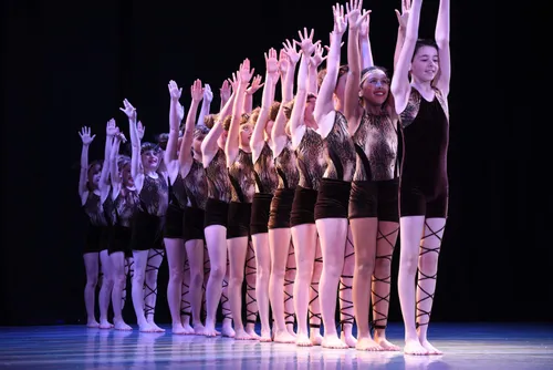 Waka waka leotard and brown velvet shorts