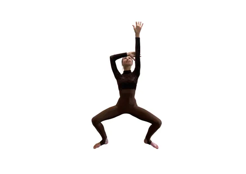 Half velvet catsuits - Brown, Keyhole OR Zip back