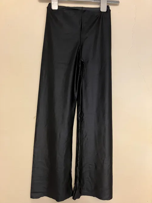 Dance trousers - WET LOOK black lycra