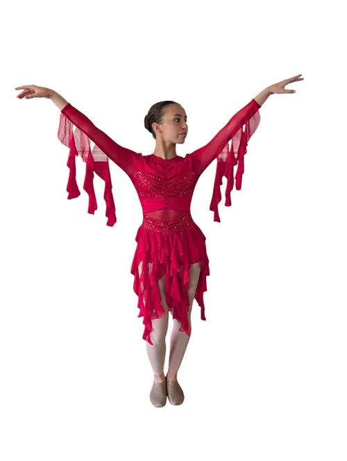 Rule the world - Fire spiral dress 8597