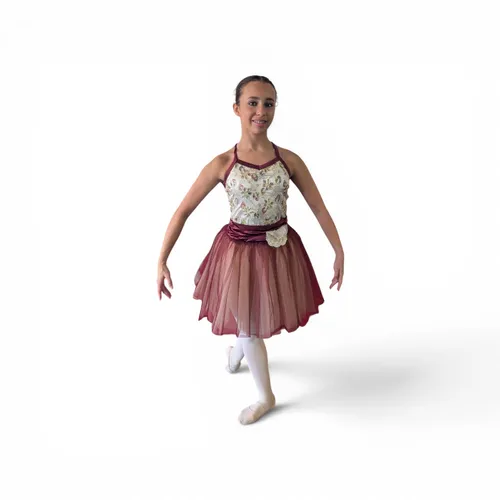Burgundy and Cream tutus