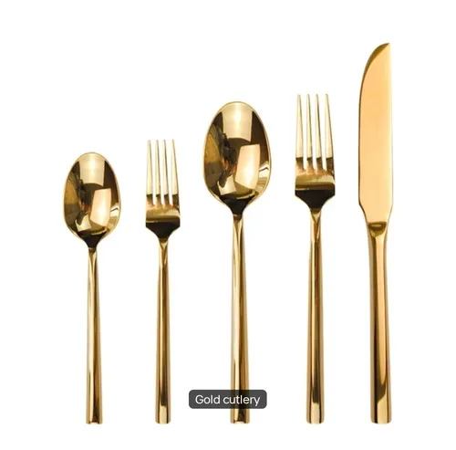 Besteck-Set Gold