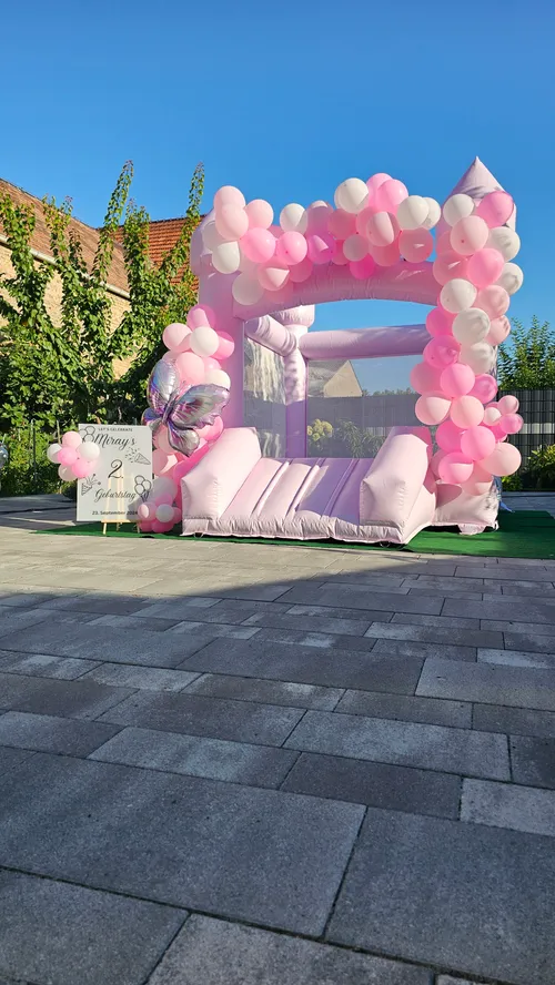 Hüpfburg - Rosa