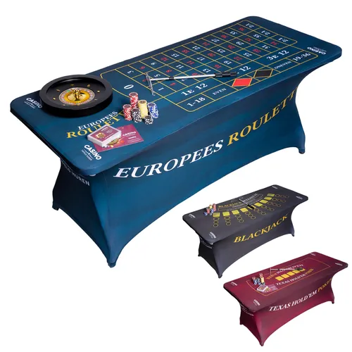 Casino Avond met Roulette, Poker en BlackJack