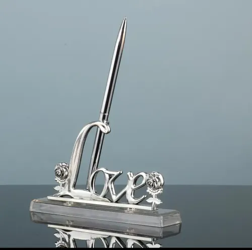Silver Pen with LOVE Base