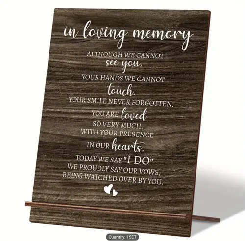 In Memory of - Signs