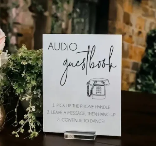 Guest Audiobook Sign