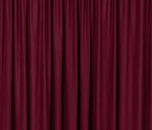 Burgundy Spandex Stretch Drape Curtains