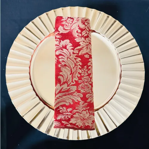 Bordeaux Miranda Damask Napkins