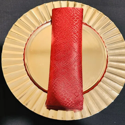 Bordeaux Kenyan Damask Napkins