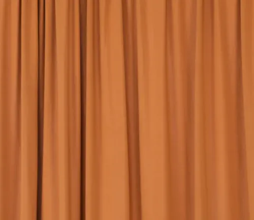 Terra-cotta Spandex Stretch Drape Curtains 