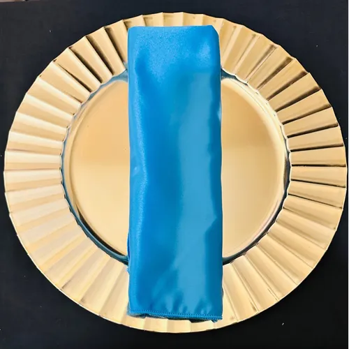 Cobalt Duchess Satin Napkins