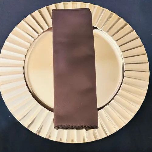 Espresso Duchess Satin Napkins